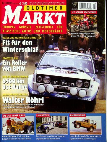 Deckblatt Oldtimer Markt (12/2005)